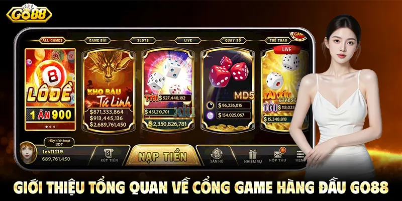 Giới thiệu tổng quan về cổng game hàng đầu GO88